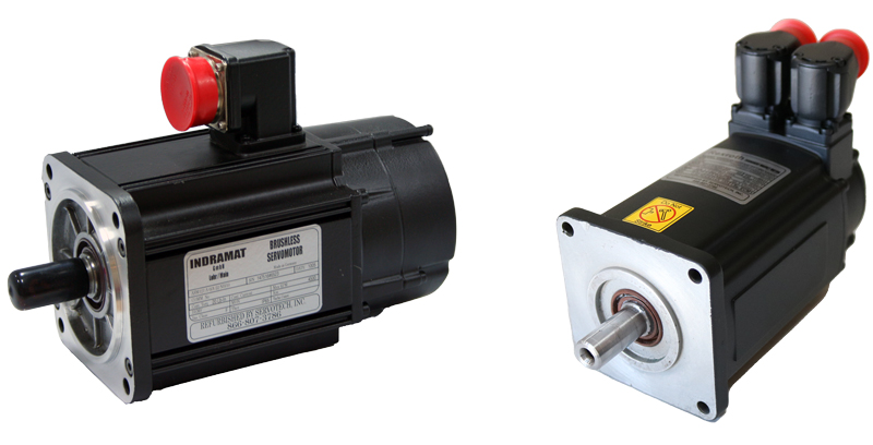 Bosch servo motors refurbished by Servotech to like-new condition.